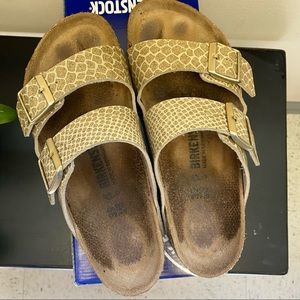 Birkenstock Magic Snake Gold Sandals